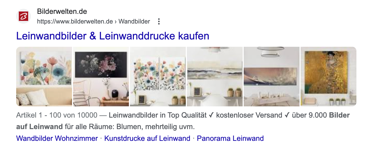Die sogenannten Multi Image Thumbnails können vor allem im E-Commerce Bereich, aber auch für andere Branchen von Vorteil sein und sollten deshalb nicht vernachlässigt werden.